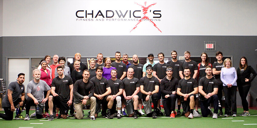 Pro Baseball team at Chadwick's Gym in Franklin TN